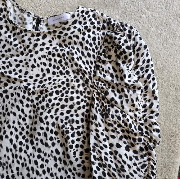 Anine Bing Leopard Print Kingston Dress size XS - Picture 7 of 14